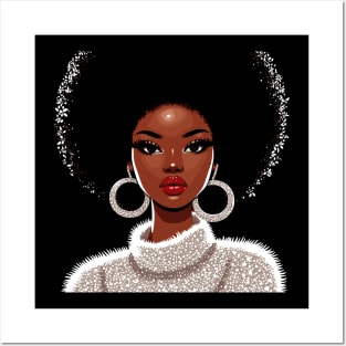 Afro Black Beauty Posters and Art